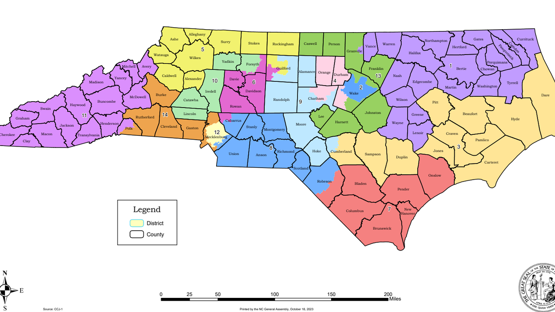 North Carolina Republicans Unveil New Congressional Maps