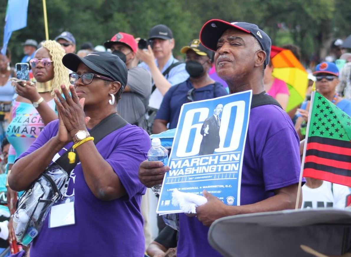 Thousands Brave Sweltering Temps For March on Washington’s 60th Anniversary