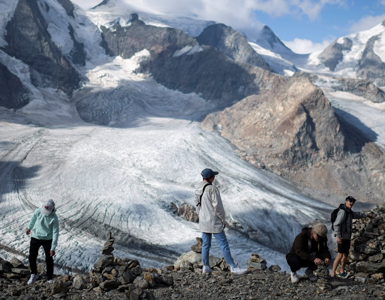 Study: Already Shrunk by Half, Swiss Glaciers Melting Faster