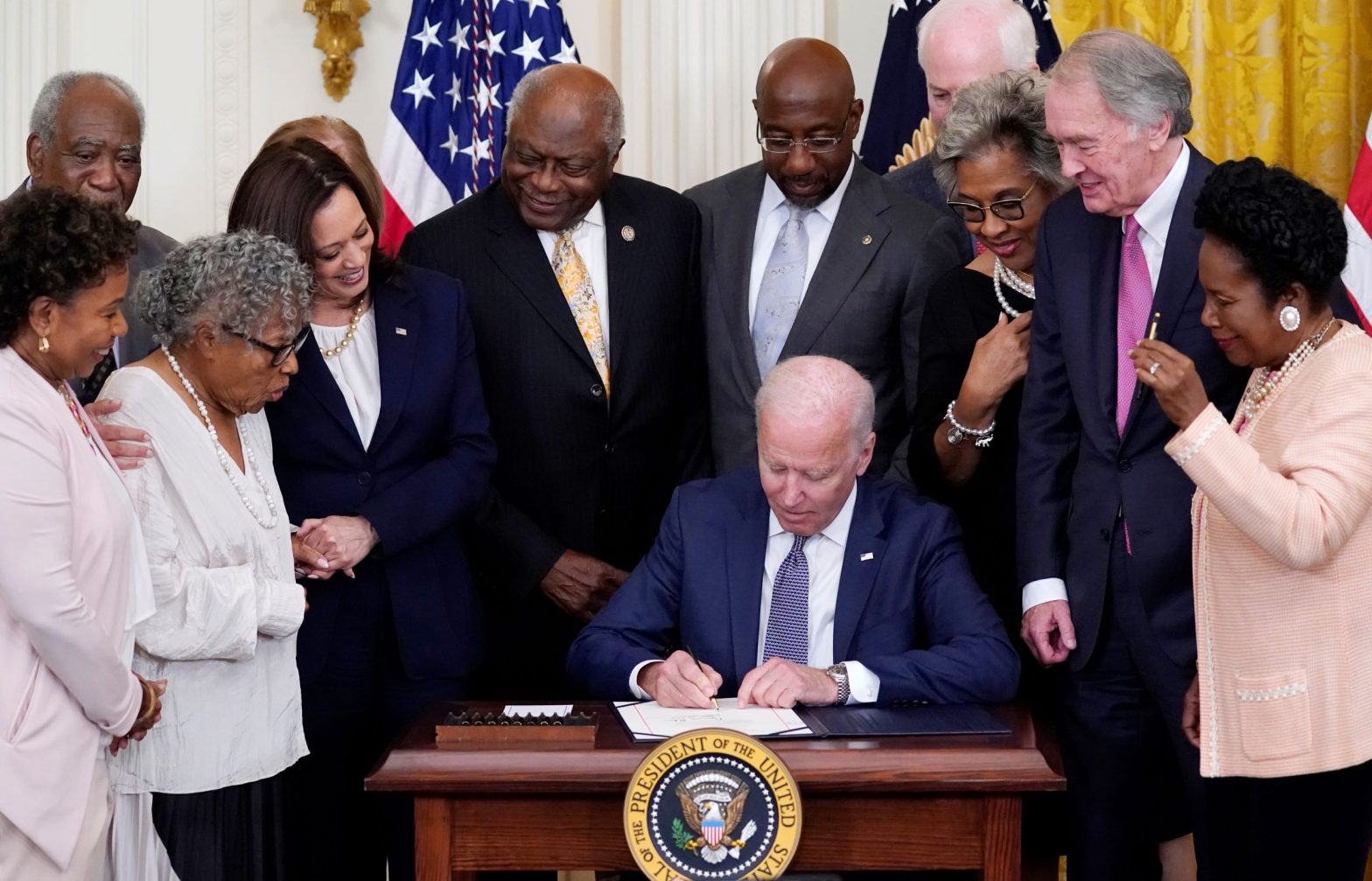 Joe Biden Signs Bill Making Juneteenth A Federal Holiday