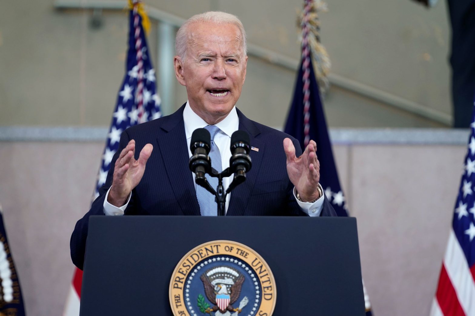In Impassioned Speech, Biden Declares GOP State Voting Restrictions ‘Un-American’