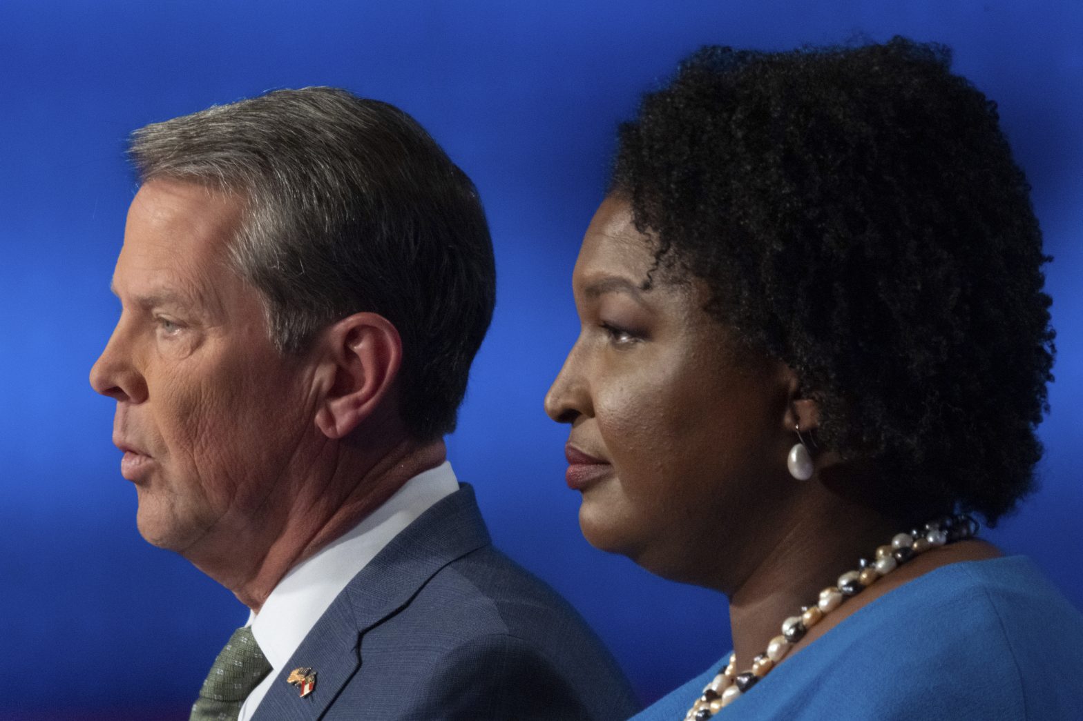 Kemp, Abrams Argue Abortion, Voting in Ga. Governor Debate