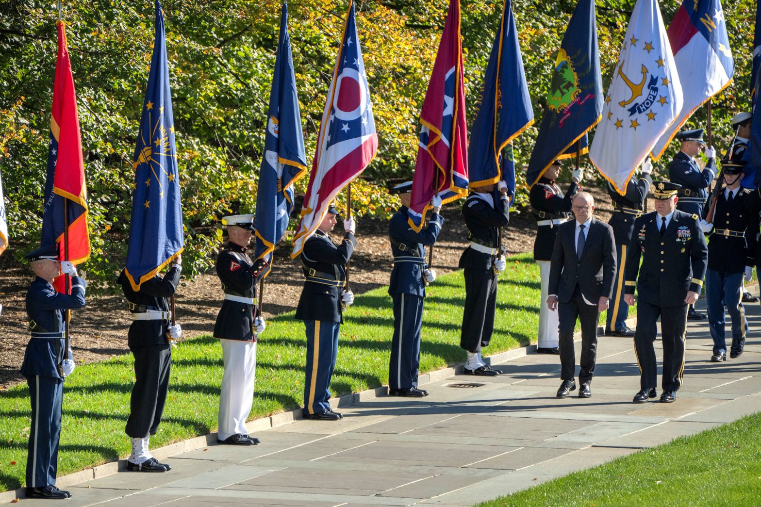 Albanese Arrives at White House to Start Day of Meetings and Celebrations