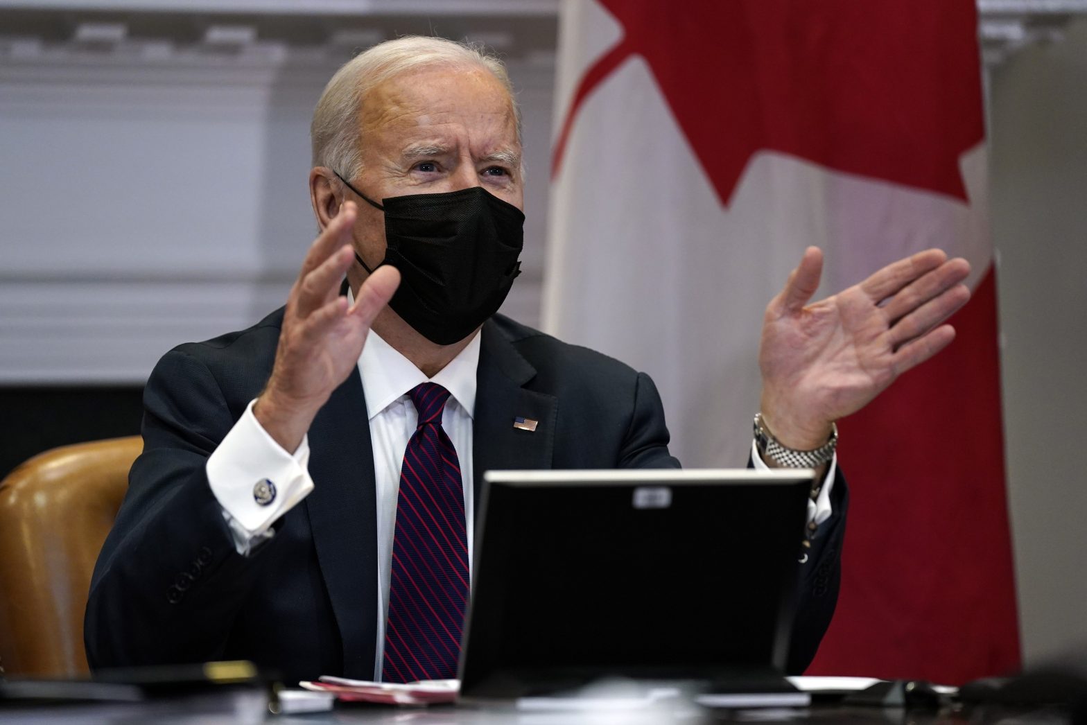 Biden Tells Virtual Gathering Face Mask Distribution Coming