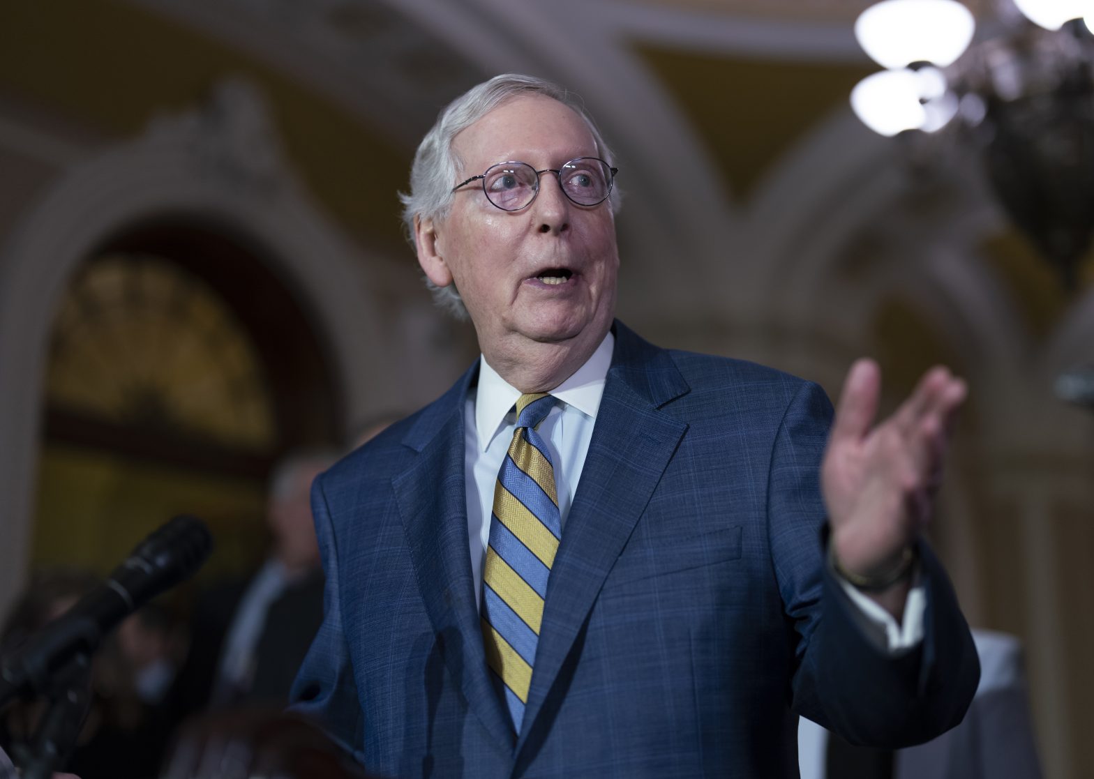 Senate GOP Leader Mitch McConnell Hospitalized After Fall