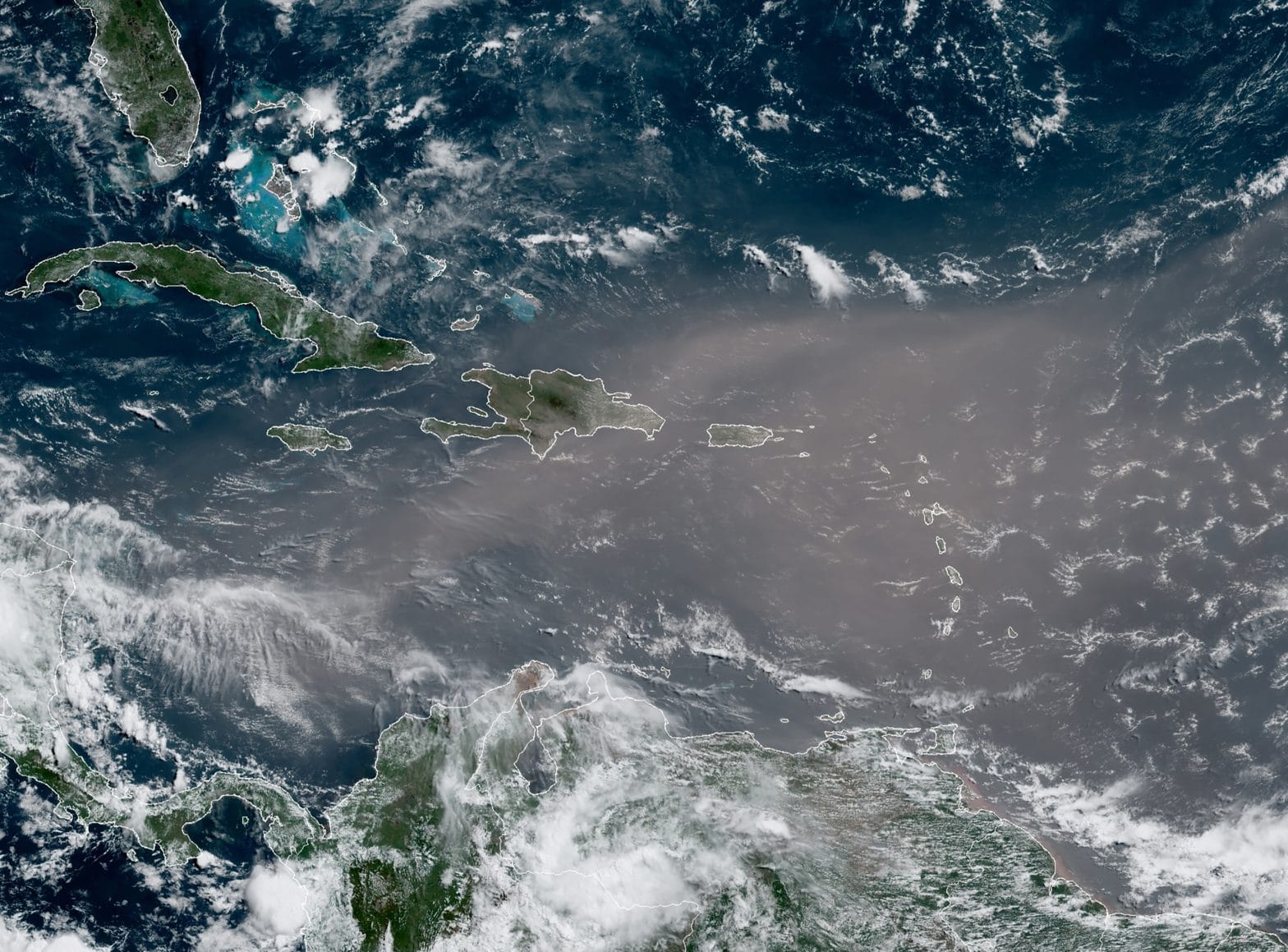 Saharan Dust Plume Blankets Caribbean, Putting Hurricane Season On Pause