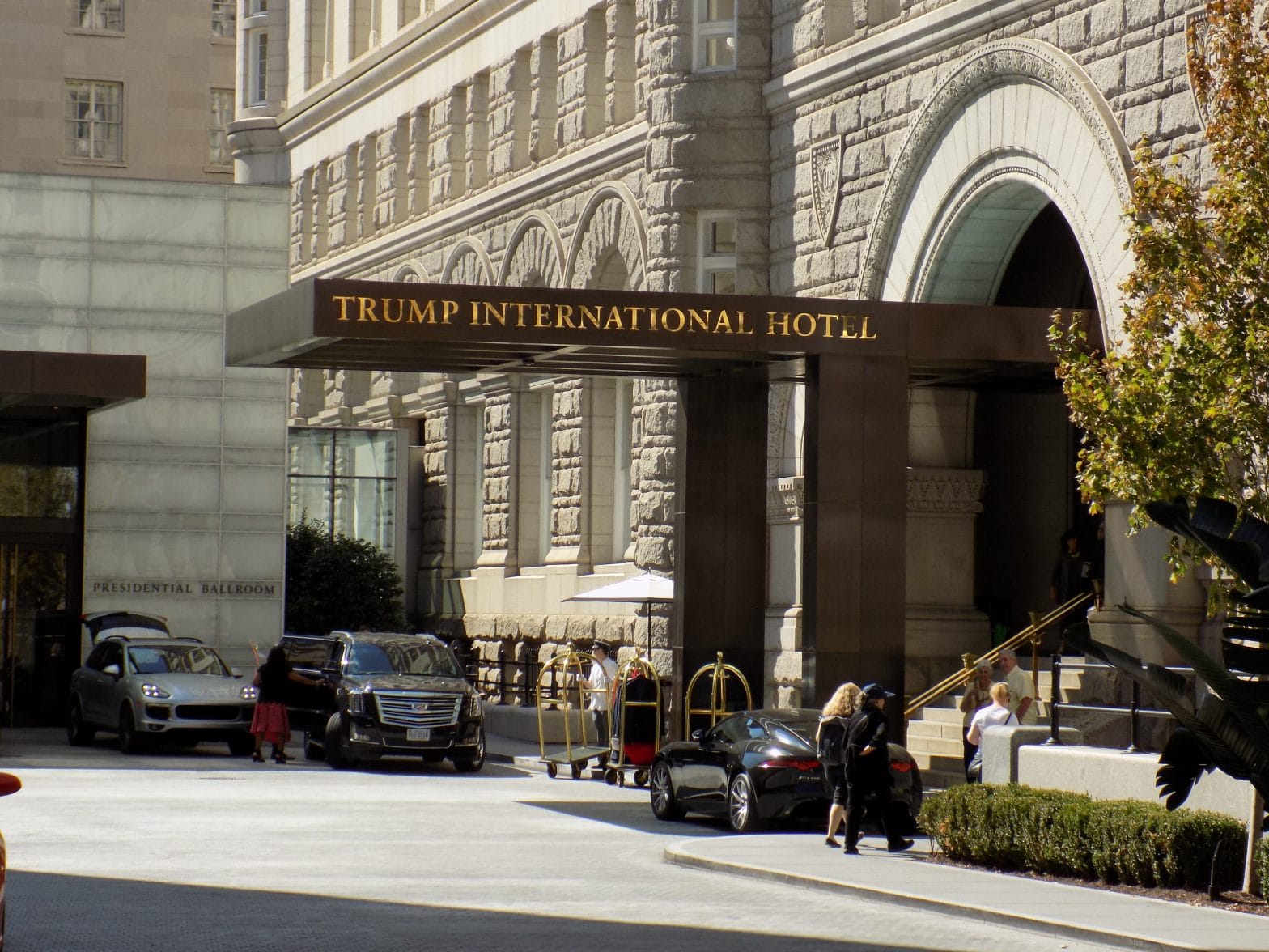 Impeachment Transcripts Show Democrats Probing Trump Hotel, Emoluments