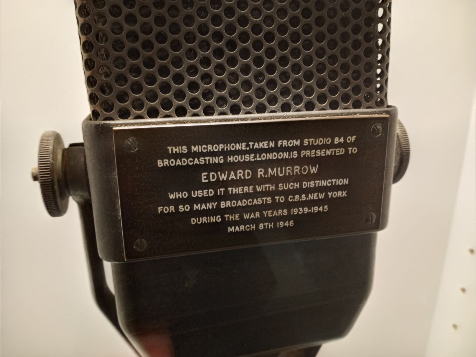 Murrow Microphone to Remain at National Press Club