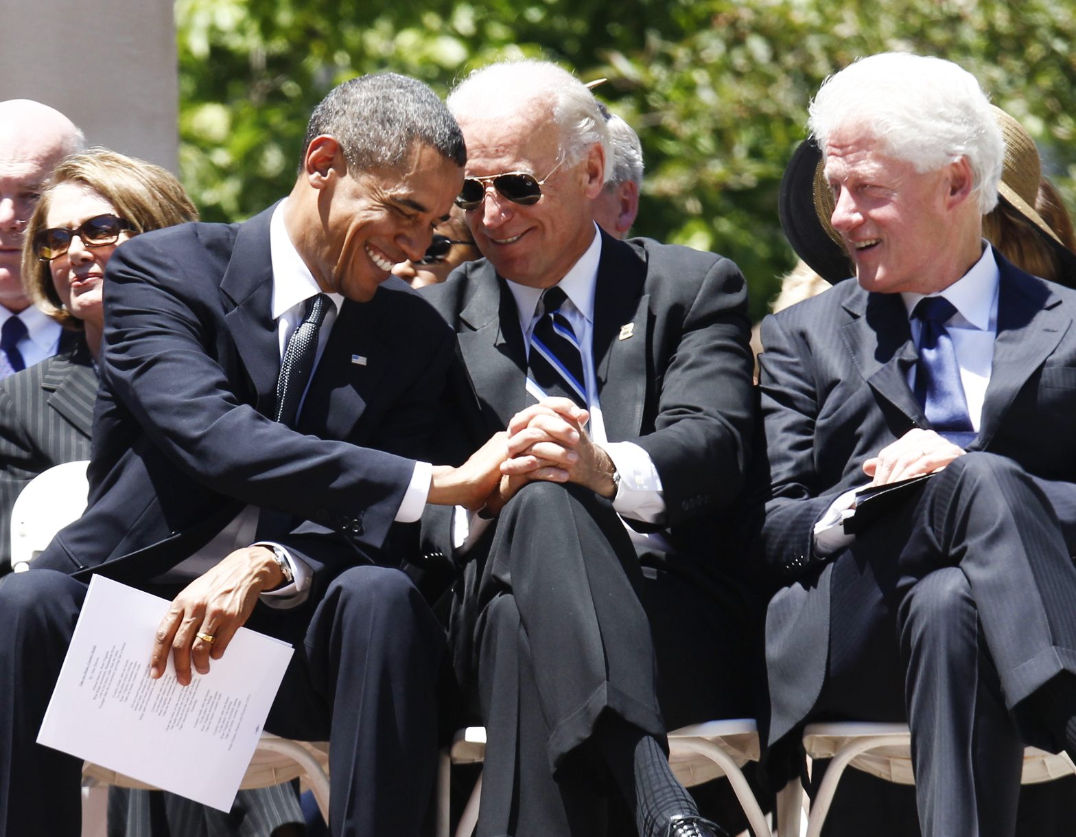 Biden Fundraiser With Obama and Clinton Nets Record High $25M, the Campaign Says