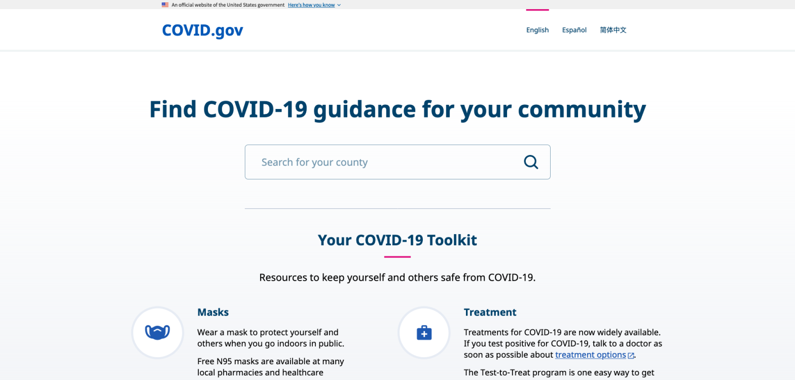 Biden Rolls Out New ‘One-Stop Shop’ Website for COVID Needs 