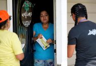 Voting Groups That Got a Boost From Harris’ Candidacy Working to Persuade Voters of Color