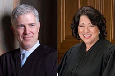 Sotomayor, Gorsuch Dispute NPR Report of Mask Rift