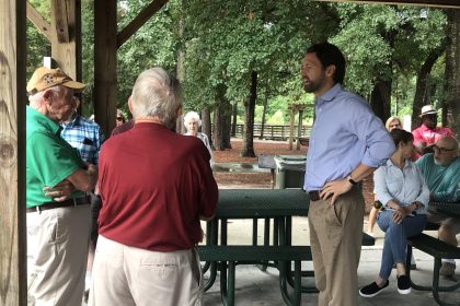 Cunningham Takes On McConnell, Fights Offshore Drilling In Eventful District Visit