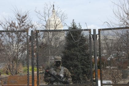 Lockdown of D.C. Quiets Protesters But Prompts First Amendment Debate