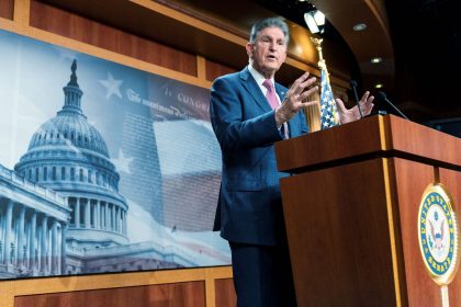 Manchin Urges Vote on Infrastructure Bill