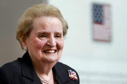 Madeleine Albright to Be Honored by World Leaders, DC Elite