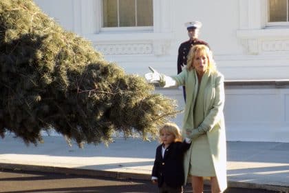 First Lady Receives Official White House Christmas Tree