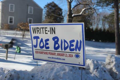 Write-In Campaign Seeks Victory for Biden in New Hampshire