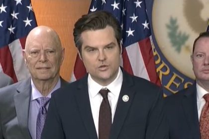 Trump Nominates Matt Gaetz to Be Next Attorney General