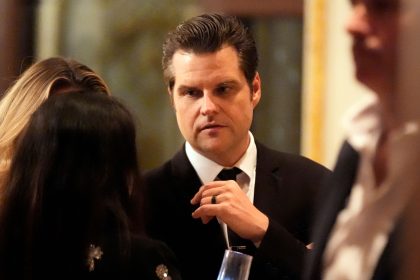 Gaetz Withdraws From Consideration to Be Next Attorney General