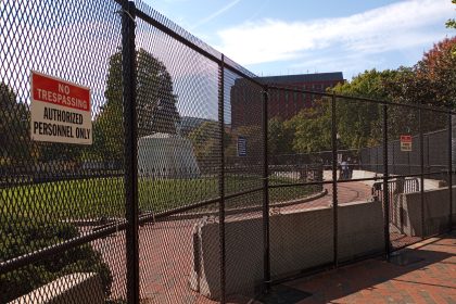 Security Fencing Rises in DC Ahead of Tuesday’s Presidential Election
