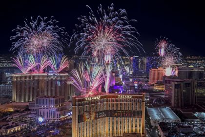The World Welcomes 2025 With Light Shows, Embraces and Ice Plunges