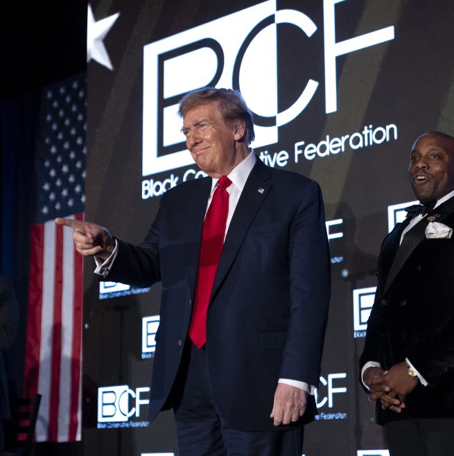At Conservative Gala, Trump Remarks Show Challenges in GOP Black Voter Outreach