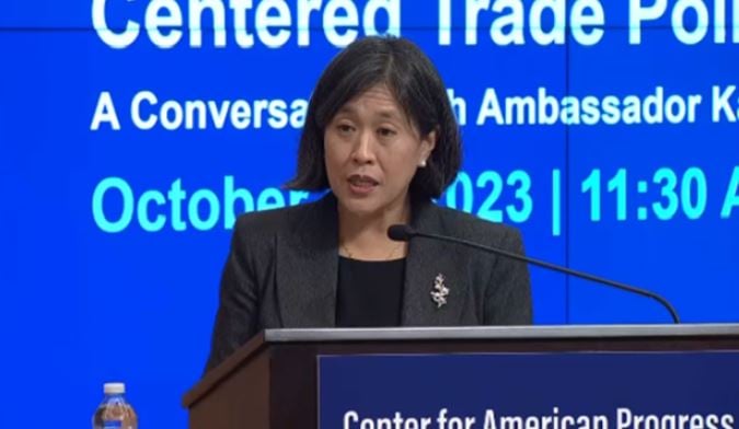 Trade Rep. Tai Outlines Biden’s Worker-Centered Trade Policies 
