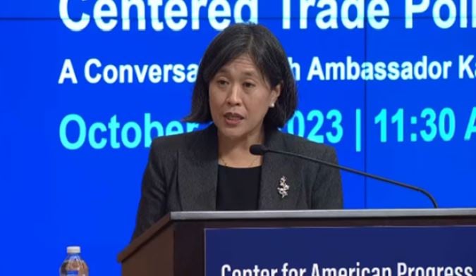 Trade Rep. Tai Outlines Biden’s Worker-Centered Trade Policies