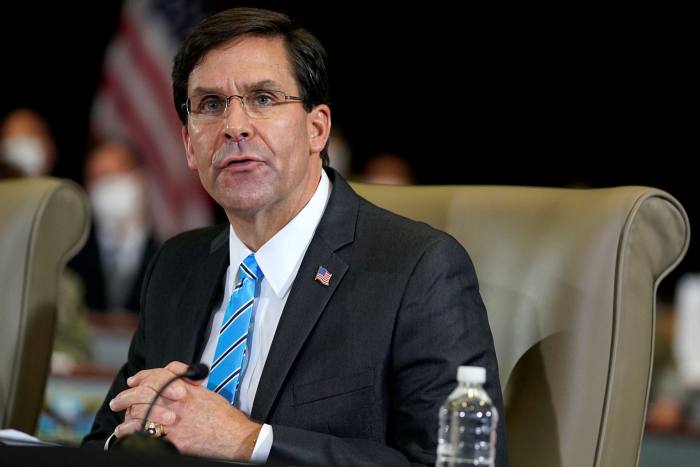 Former Defense Secretary Esper Claims ‘One China a Complete Fallacy’