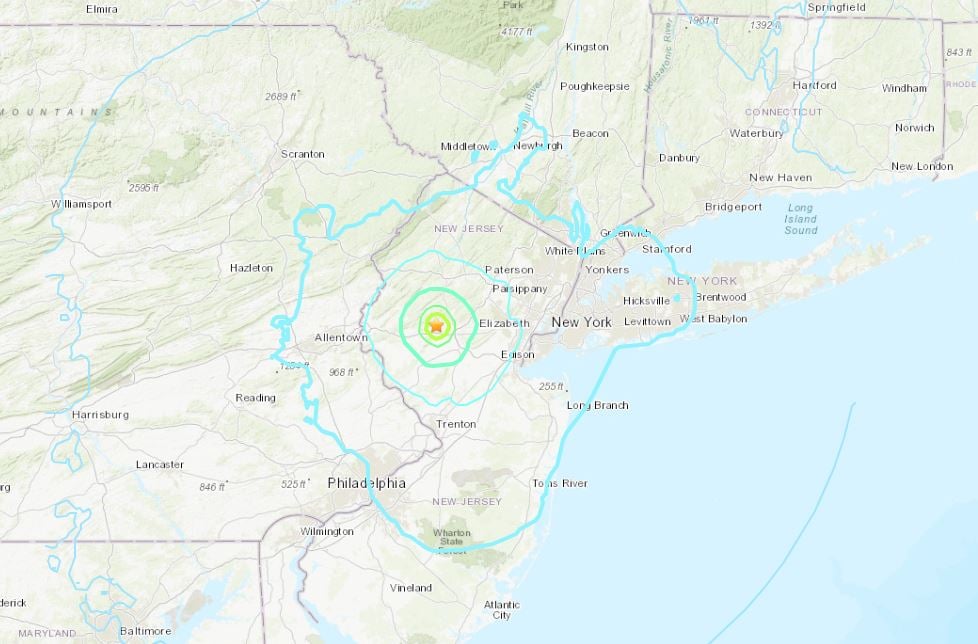 4.7 Magnitude Quake Hits New York, New Jersey Metro Area