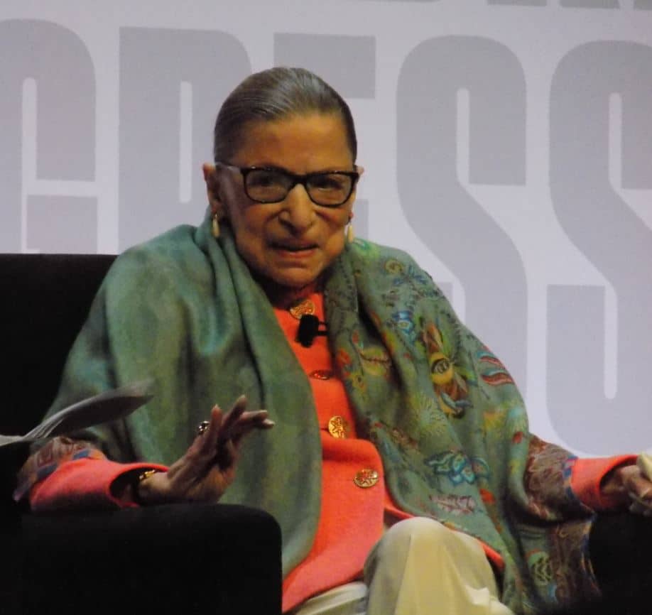 Ginsburg Slams Partisan Gerrymandering Before Record Book Fest Audience