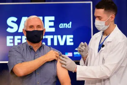Pence, Wife Karen, Surgeon General Get COVID-19 Vaccines