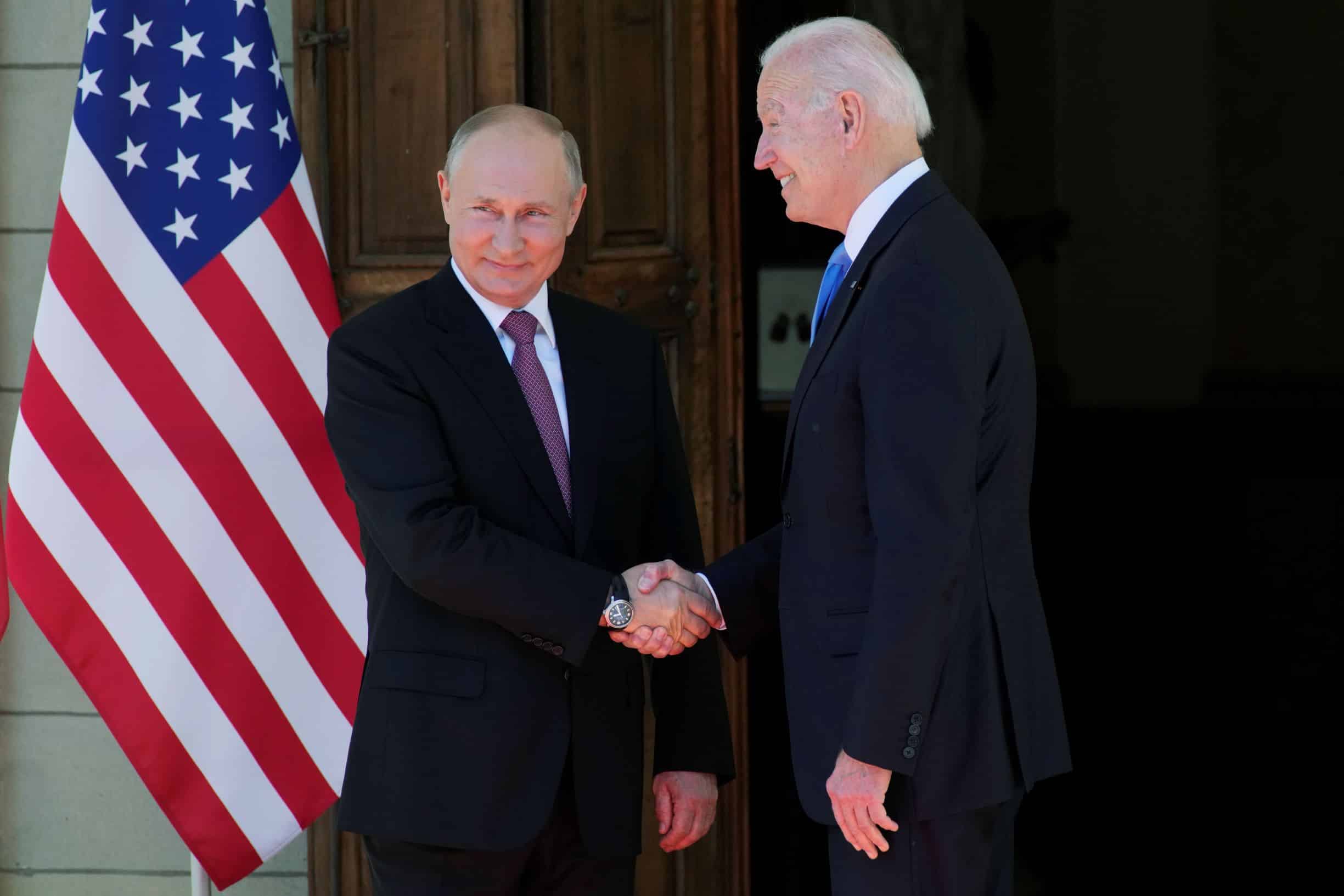 ‘Two Great Powers’: Biden, Putin Plunge Into Hours of Talks