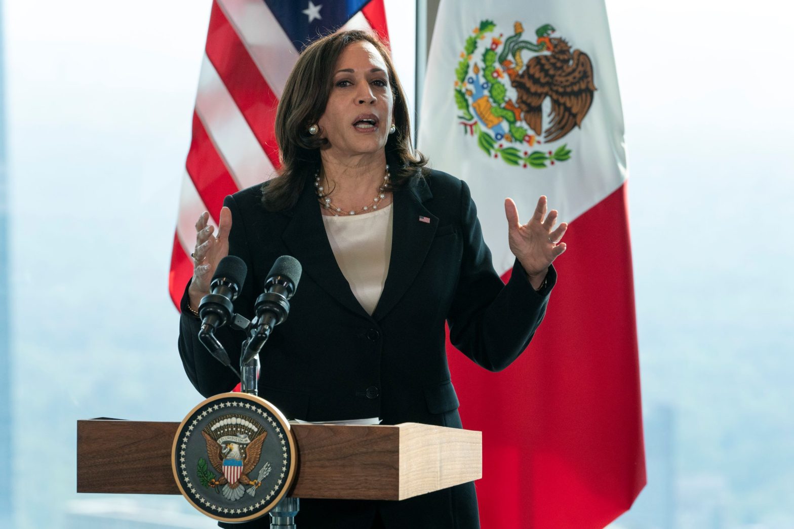 Blunt Message, Search for Answers Mark VP’s 1st Foreign Trip
