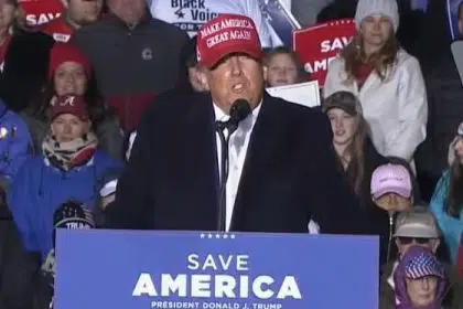 Trump Endorses Arrington, Fry Before Shivering Crowd of Hundreds