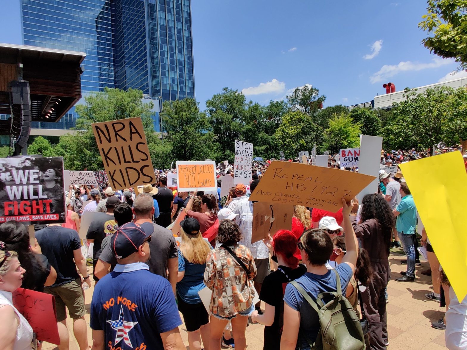 Gun Control Advocates Rally for Action as NRA Convention Proceeds