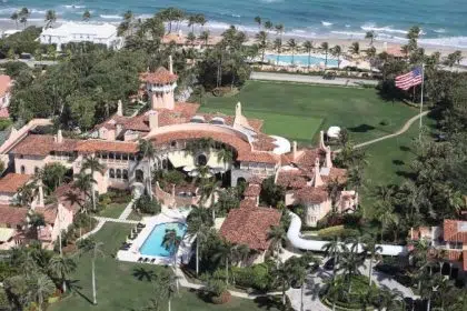 Former President Trump Says FBI Agents Raided His Home at Mar-a-Lago