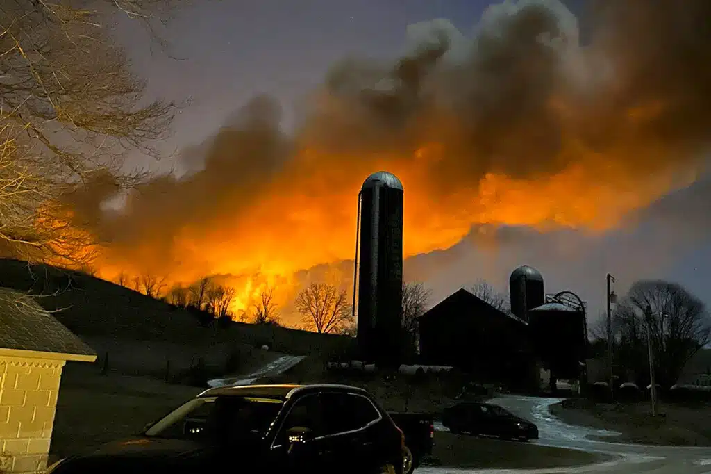 National Guard Activated in Ohio Town as Derailment Smolders